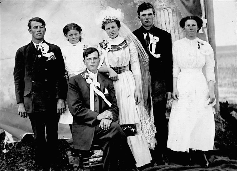 Marriage of Joe Zeman and Sophie Voytilla, Kenaston, Saskatchewan. May, 1911